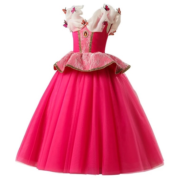 Fancy Embroidered Butterfly princess costume dress - Picture 2 of 9